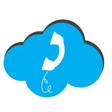 Cloud computing illustration 스톡 일러스트