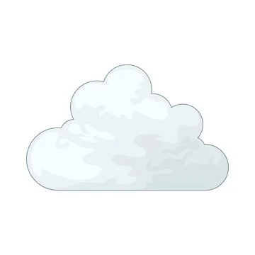Cloud computing illustration Illustrazione stock