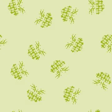 Cloud computing industry 5 glyph vector seamless pattern Stock Illustration