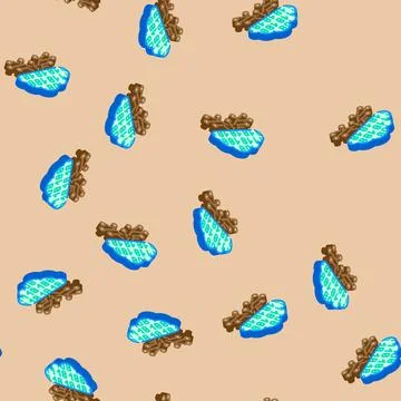 Cloud computing industry 5 isometric icon seamless pattern Stock Illustration