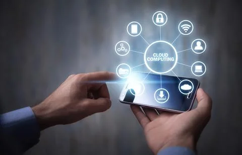 Cloud Computing. Information technology concept Foto stock