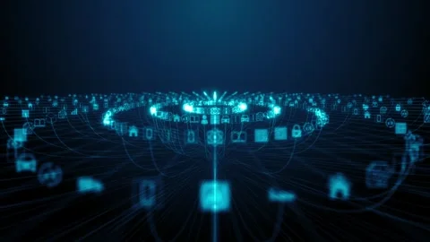 Cloud Computing Information Technology Network Connectivity Stock-Footage 277863755