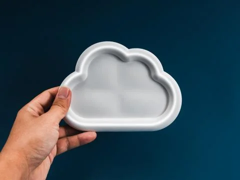 Cloud computing infrastructure technology, data system storage service conc.. Stock Photos