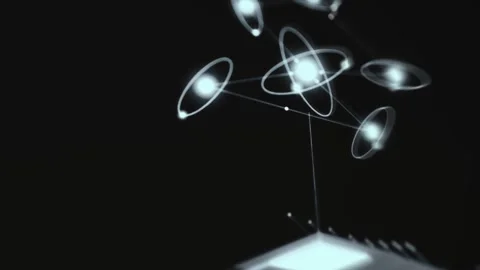 Cloud Computing Interactive Metrics Overview with Interactive Data Stock Footage 340545996