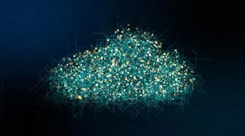 Cloud computing IOT mobile data network connectivity information technology イラスト素材