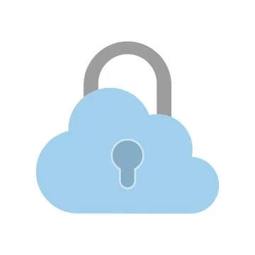Cloud computing isolated icon 스톡 일러스트