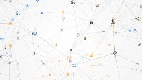 Cloud computing, IT concept of the cloud technologies イラスト素材