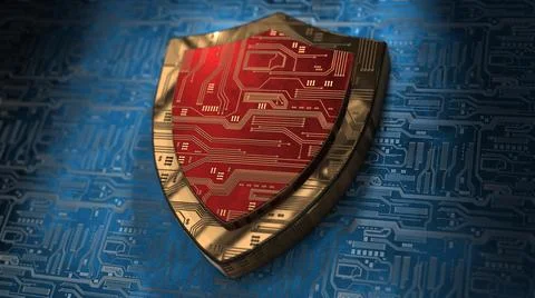 Cloud computing lock cyber security from virus attack over encrypted digital  Illustrazione stock