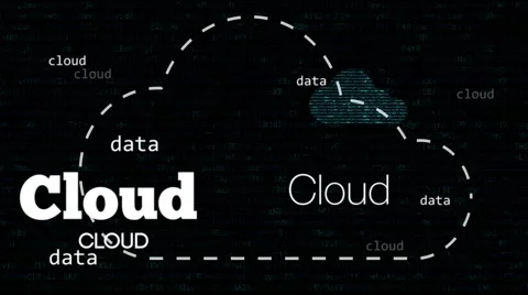 Cloud computing network concept. Stock Footage 55581252