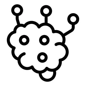 Cloud computing network connecting data centers icon 스톡 일러스트