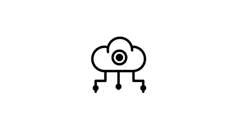 Cloud Computing Network Stock Footage 334289336