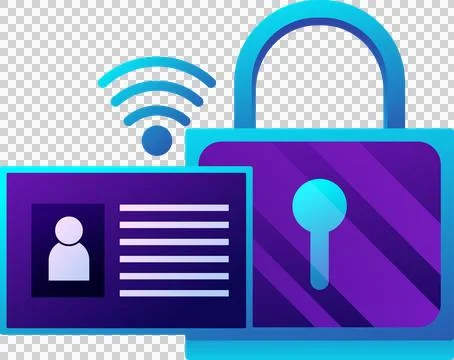 Cloud computing network safety concept. Illustrazione stock