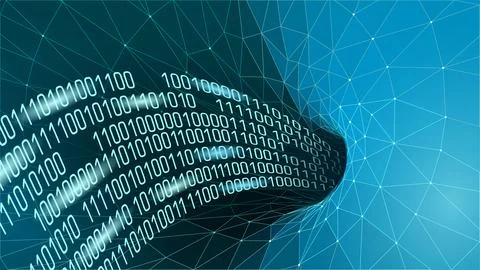 Cloud computing online storage low poly. Polygonal future modern internet イラスト素材