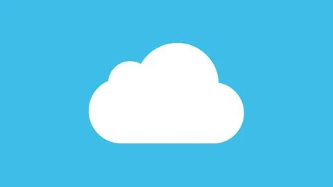 Cloud computing or cloud technology 스톡 일러스트