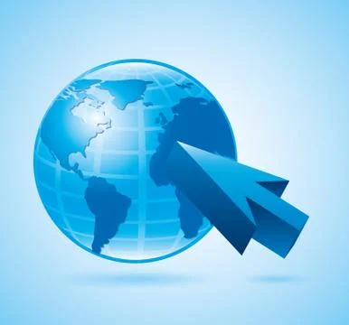 Cloud computing over blue background vector illustration Stock Illustration