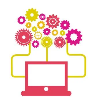 Cloud computing over white   background vector illustration 스톡 일러스트