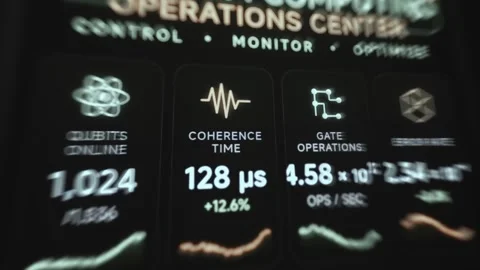 Cloud Computing Performance Analysis Interface 動画素材 340545889