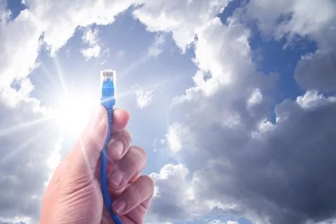 Cloud computing. Stock Photos