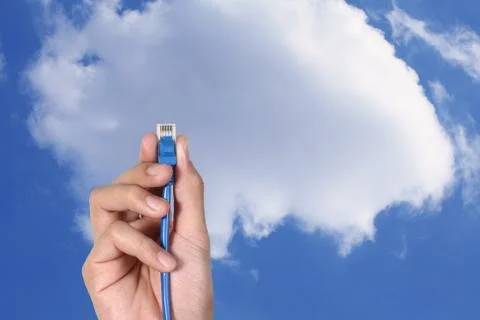 Cloud computing. Stock Photos