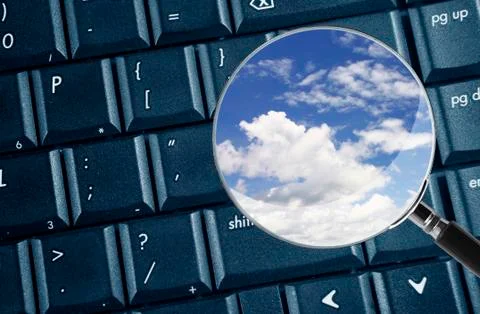 Cloud computing. Stock Photos