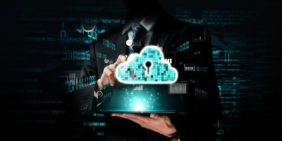 Cloud Computing Power Enhance Cloud Strategy for Business FaaS Stock Photos