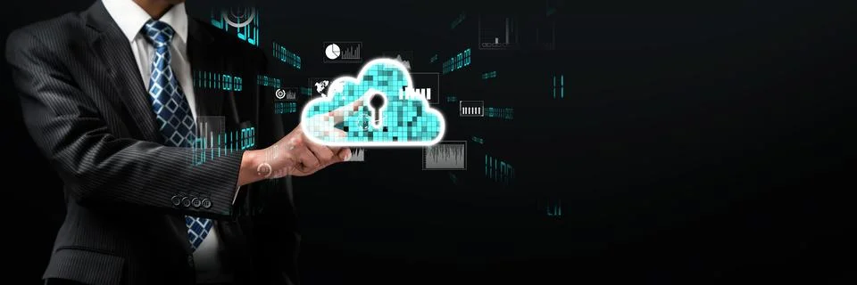 Cloud Computing Power Enhance Cloud Strategy for Business FaaS Stock Photos