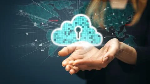 Cloud Computing Power Enhance Cloud Strategy for Business FaaS Stock Photos