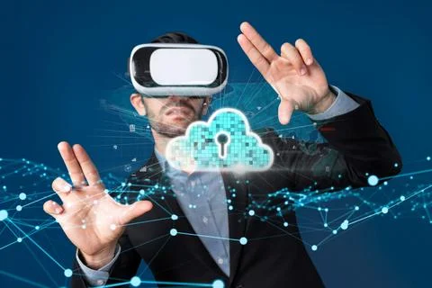 Cloud Computing Power Enhance Cloud Strategy for Business FaaS Stock Photos