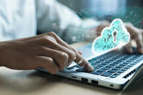 Cloud Computing Power Enhance Cloud Strategy for Business FaaS Stock Photos