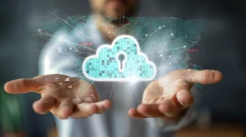 Cloud Computing Power Enhance Cloud Strategy for Business FaaS Stock Photos