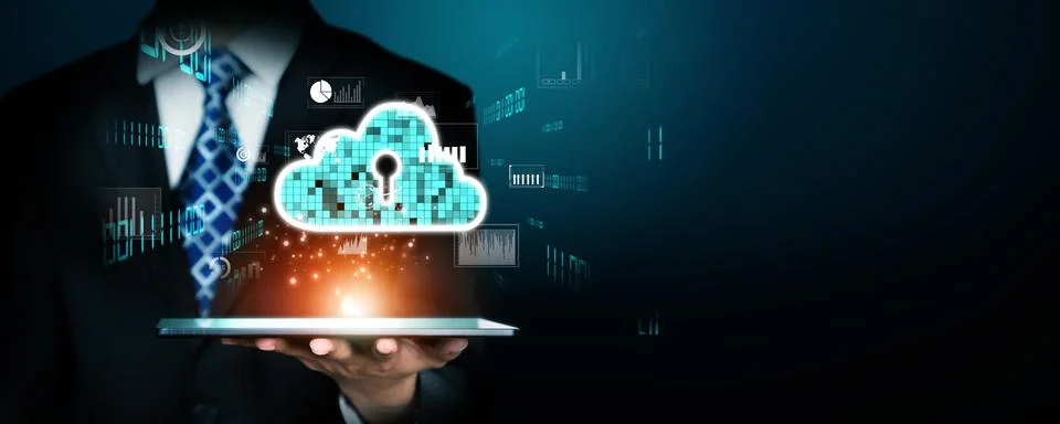 Cloud Computing Power Enhance Cloud Strategy for Business FaaS Stock Photos
