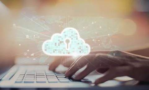 Cloud Computing Power Enhance Cloud Strategy for Business EIDE Stock Photos