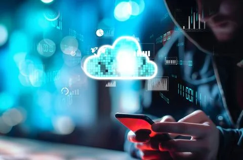 Cloud Computing Power Enhance Cloud Strategy for Business EIDE Stock Photos