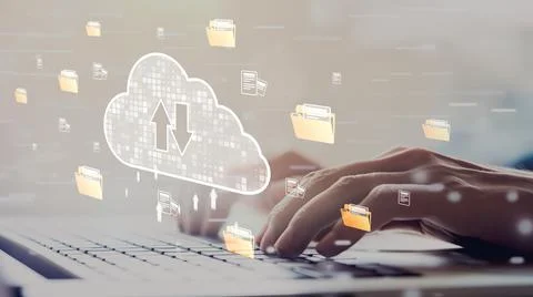 Cloud Computing Power Enhance Cloud Strategy for Business EIDE Stock Photos