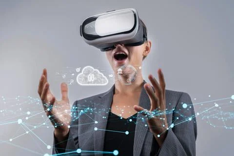 Cloud Computing Power Enhance Cloud Strategy for Business FaaS Foto stock