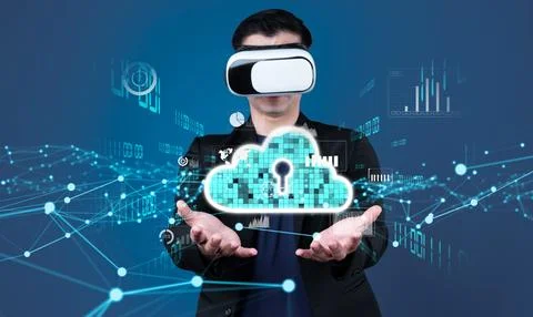 Cloud Computing Power Enhance Cloud Strategy for Business FaaS Stock Photos