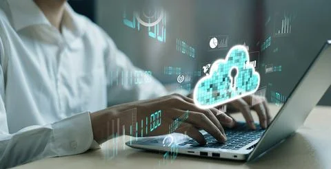 Cloud Computing Power Enhance Cloud Strategy for Business FaaS 스톡 사진