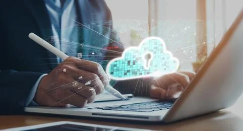 Cloud Computing Power Enhance Cloud Strategy for Business EIDE 写真素材