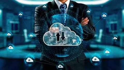 Cloud Computing Power Enhance Cloud Strategy for Business UUID 写真素材