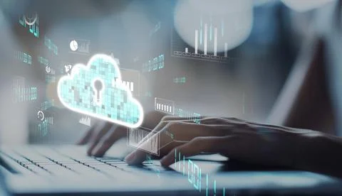 Cloud Computing Power Enhance Cloud Strategy for Business EIDE 写真素材