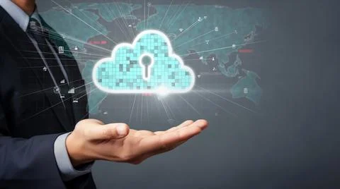 Cloud Computing Power Enhance Cloud Strategy for Business FaaS Stock Photos