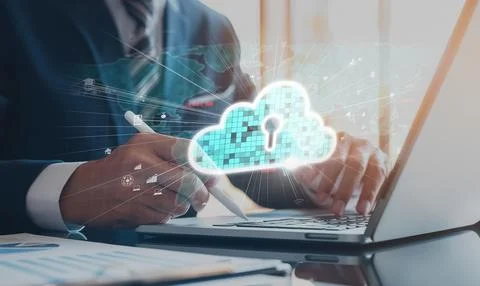 Cloud Computing Power Enhance Cloud Strategy for Business EIDE Stock Photos