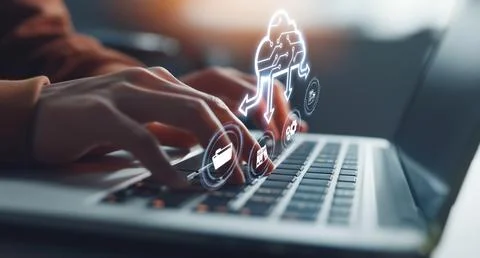 Cloud Computing Power Enhance Cloud Strategy for Business EIDE Stock Photos