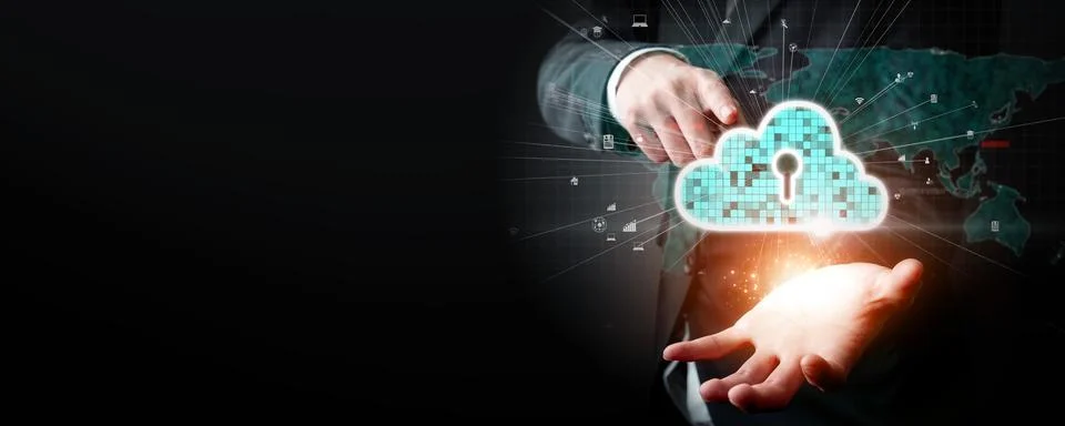Cloud Computing Power Enhance Cloud Strategy for Business FaaS Stock Photos