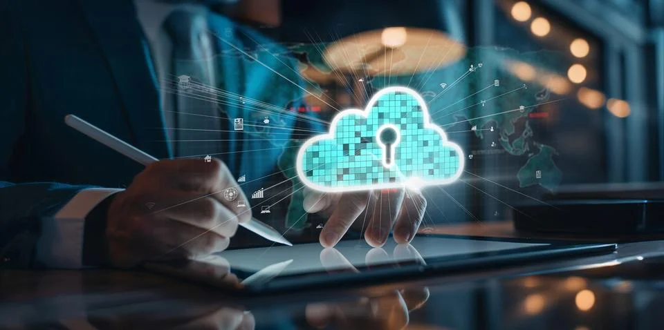 Cloud Computing Power Enhance Cloud Strategy for Business EIDE Stock Photos