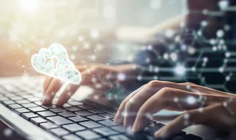 Cloud Computing Power Enhance Cloud Strategy for Business EIDE Stock Photos