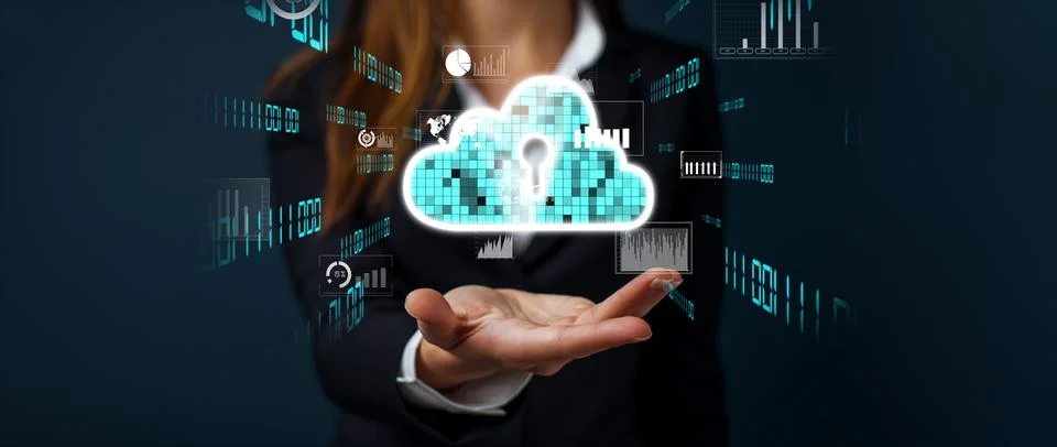 Cloud Computing Power Enhance Cloud Strategy for Business FaaS Stock Photos