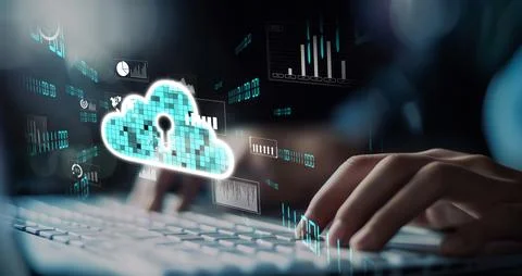 Cloud Computing Power Enhance Cloud Strategy for Business EIDE Stock Photos