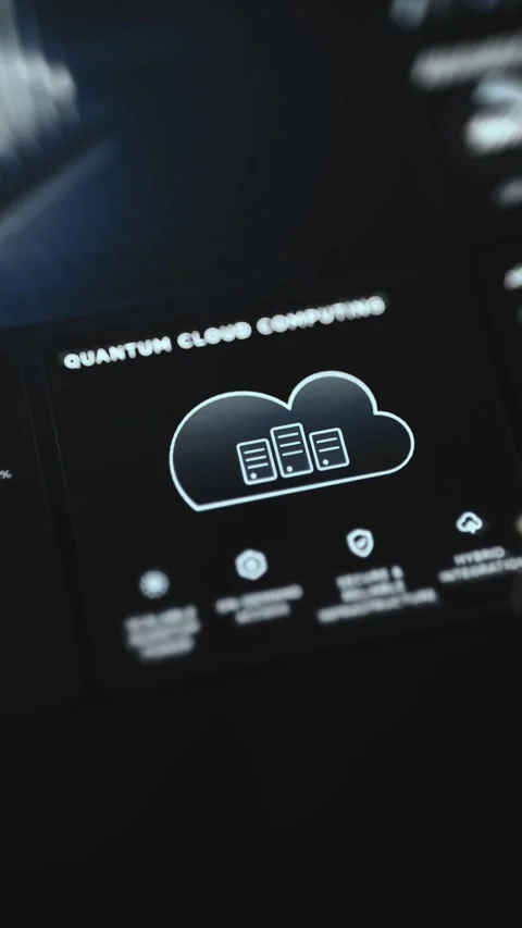 Cloud Computing Real Time Load Interface 스톡 동영상 340545814