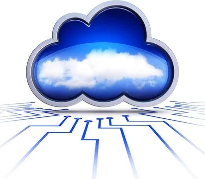 Cloud computing rendering of a cloud computing concept Copyright: xZoonar.... Stock Photos